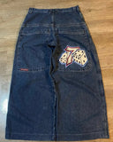 Baggy Jeans Hip-Hop Street Clothing Vintage Harajuku High-Waist Wide-Leg Jeans-Outfit