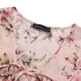 Bohemian Women Floral Printed Dress 2022 Celmia Summer Lace Up V Neck Beach Party Mini Vestidos Elegant Flared Sleeve