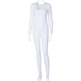 Sisterlinda Sleeveless Skinny Summer Rompers Womens Jumpsuit O-Neck Invisible Zipper Sexy Playsuits Ladies Sport Casual