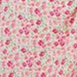 Floral Print Midi Dress Women Long Sleeve Puff Sleeve Side Split Lady Elegant Square Collar Casual Floral Long