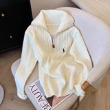 Autumn And Winter Korean Version Of The Temperament Half-High Collar Body Long Collar Wearing Waist Knitted Sweater Dress Dress
