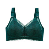 Wireless Bras for Women Thin Cup Lingeire Plus Size Lace Underwear Minimizer Brassiere B C D E