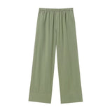 Explosive Women's Texture Double Thai And Outerwear Trousers