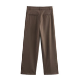 New With Belt Straight Suit Suit 1255791 Trousers