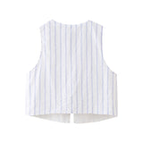 Effect Striped Vest 2010772 Striped Pajamas Style Trousers 4661410 Suit-Outfit