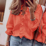Spring And Summer New Long-Sleeved Leafed