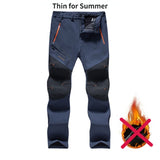 Pants Winter Fleece Warm Oversized Outdoor Hiking Camping Sports Trousers Casual Soft Waterproof Cargo Pants Plus