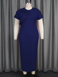 Women's Dress Party Solid Color Flower Dress