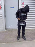 Chao Brand Trapstar Sweater Men's Couple Ins Street Loose Hoodie Men In Autumn And Winter-Outfit