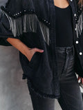Heavy Industry Ins Wind Chain Rivet Street Fashion Single Buckle Jacket