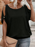 Riding Summer Wear Design Small Elegant Shoulder Hollow