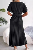 Flutter Sleeve Belted