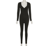 Sisterlinda Sleeveless Skinny Summer Rompers Womens Jumpsuit O-Neck Invisible Zipper Sexy Playsuits Ladies Sport Casual