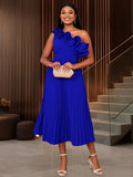Shoulder Collar High-Rise Dress Party Party