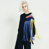 New Heavy Industry Rainbow Tuxing Mesh Mesh Yarn Plus Thick Tunsey