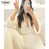 Khaki Pleated Wide Leg Pants Women Trousers Elegant Casual Palazzo Pants Elastic High Waist Ruched Oversized Pants