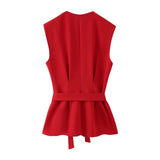 Women's Women's Belt Vest Horn