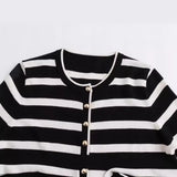 And Winter New Row Buckle Knitted Coat 0506110-Outfit