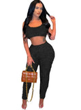 Casual Fuzzy Three-Piece Pants