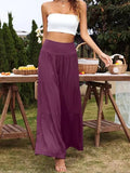 Summer Leisure Wide-Legged Cotton Pop High-Waisted Loose Trousers Women's