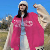 Letter Baseball Jacket 2021 Spring And Autumn Man's Coat Women's Jackets Streetwear Causal Oversized Harajuku