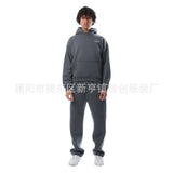 Autumn And Winter New Sweater Suit Sports Leisure LOGO Printed Hooded Sweater Leisure Suit-Outfit