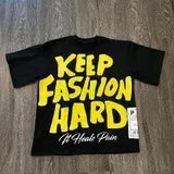 New T-Shirt KEEP Before And After Printing Round Neck Short Sleeve Direct Selling