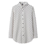 Fine Women's Print Chiffon Shirt 2021 Spring New Long Sleeve Blouses and Tops Lady Plus Size Casual Shirts Clothes