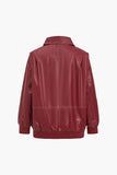 Solid Color Collier Zipper