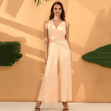 Popular Style Multi-Wear Multi-Rope Cross OL Sexy Bandage Jumpsuit Fashionable Women's Wear-Outfit