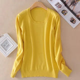 Sweater Female Knitted Pullover Women Winter Sweaters Autumn O Neck Cashmere Sweater Women Jumper O Neck Pull