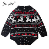 O-neck Christmas Sweater Family matching outfits Autumn winter Christmas deer print knitted pullovers 2020 New