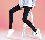 Autumn Winter Printed Women's Legging Wear High Waist Elastic Black Gym Fitness Push Up Pants Velvet Cotton Clothes