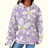And Winter New Hoodie Small Square Digital Printing Casual