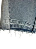New Fashion Men's Fry Street Loose Five-Cent Pants Fashion Trend Brand Retro Letter Denim Shorts-Outfit