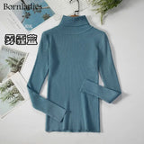 2022 Basic Turtleneck Women Sweaters Autumn Winter Tops Slim Women Pullover Knitted Sweater Jumper Soft Warm