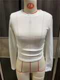 And Winter Repair With Long-Sleeved T-Shirt Rounded Women's
