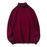 Brand Men Solid Color Turtleneck Sweater Men Slim Warm Casual Sweater Autumn Winter Fashion Turtleneck Sweater
