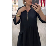 Spring And Autumn Women's Solid Color Stupling Tipper Long Sleeve