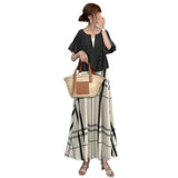 Sets Of Japanese And Korean Women's 2025 Summer New Short-Sleeved T-Shirt + Vest-Print Dress