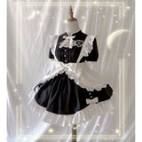 Woman Dress 2023 Vestidos De Mujer Lolita Style Stand Neck Hollow Out Lace Sweet Bow A-line Dresses Summer Robe Femme-Outfit