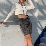 Sexy Slim Sweater Long Sleeve Open Front Cardigan Button Knit Pullover White Crop Tops Femme 2020 Cardigan jacket
