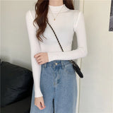 Winter Women Pullovers Sweater Turtleneck Knitted Sweater Women Tops Long Sleeve Short Slim Sweaters Girls Clothes