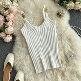 Halter Sexy Camisole Top 2021 Summer Women Sexy off-Shoulder Solid Color Sleeveless Camis Women's Clothing Tanks