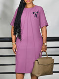 Women's 2025 New Fashion Temperament Elegant Solid Colored Grand African