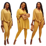 Size S-5XL 2 Piece Set Women Pants Sets Solid Loose Top Leggings Shot Sleeve Summer Jogger Tracksuit Wholesale