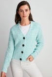 Trendyol Mesh Detailed Knitwear Cardigan