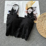 2022 Fashion Backless Hollow out Camis Women V Neck Strapless Elegant Beach Top Blouse Ladies Sexy Club Tank