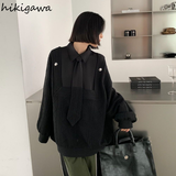 Ropa Mujer Streetwear Fashion Sweatshirts Women Patcheork Casual Oversized Tops Y2k Clothes Korean Harajuku Hoodies