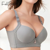 Plus Size Bra Sexy Lingerie Thick Cup Bras for Women Solid Padded Underwear Push Up Brassiere